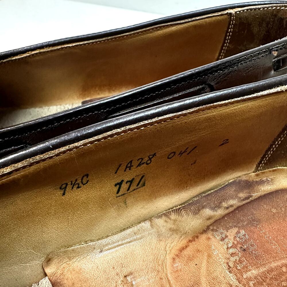 FULLY RESOLED Alden x Brooks Brothers 771 Brown Calfskin Tassel Loafer USA 9.5 C - Picture 11 of 12